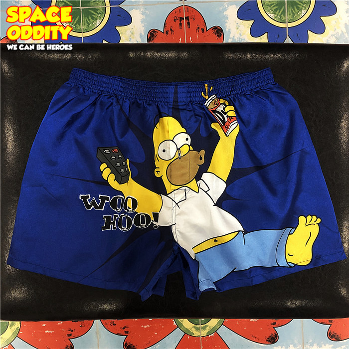 辛普森卡通睡裤短裤家居裤