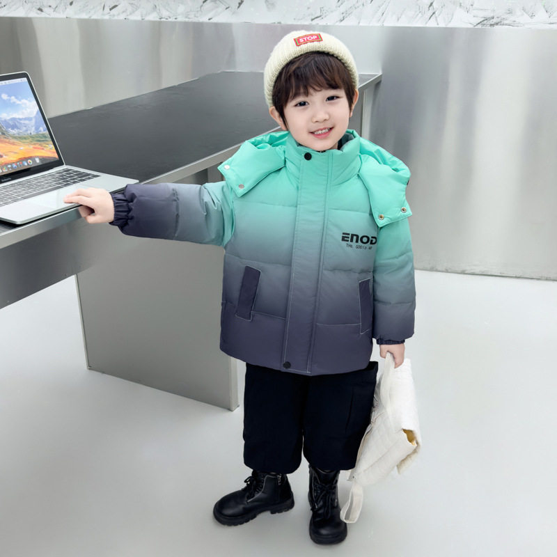 男童冬装渐变羽绒服2025冬季韩版儿童白鸭绒加厚棉衣中小童棉服,童装/婴儿装/亲子装,羽绒服,淘宝优惠券,粉丝福利购,淘宝优惠卷