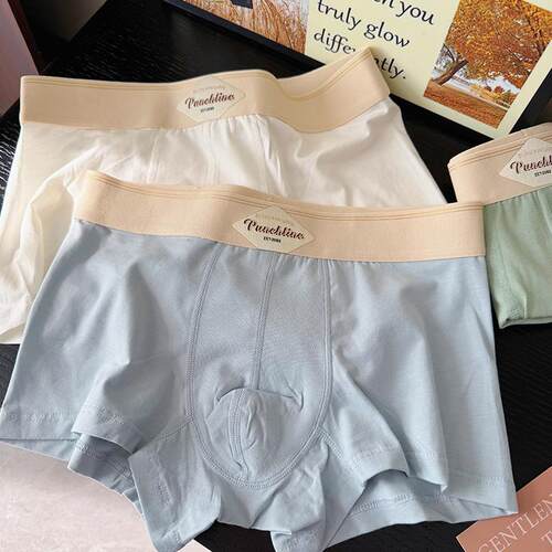 美式轻复古运动男士纯棉内裤抑菌