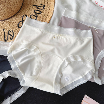 80支莫代尔内裤女无痕中腰包臀