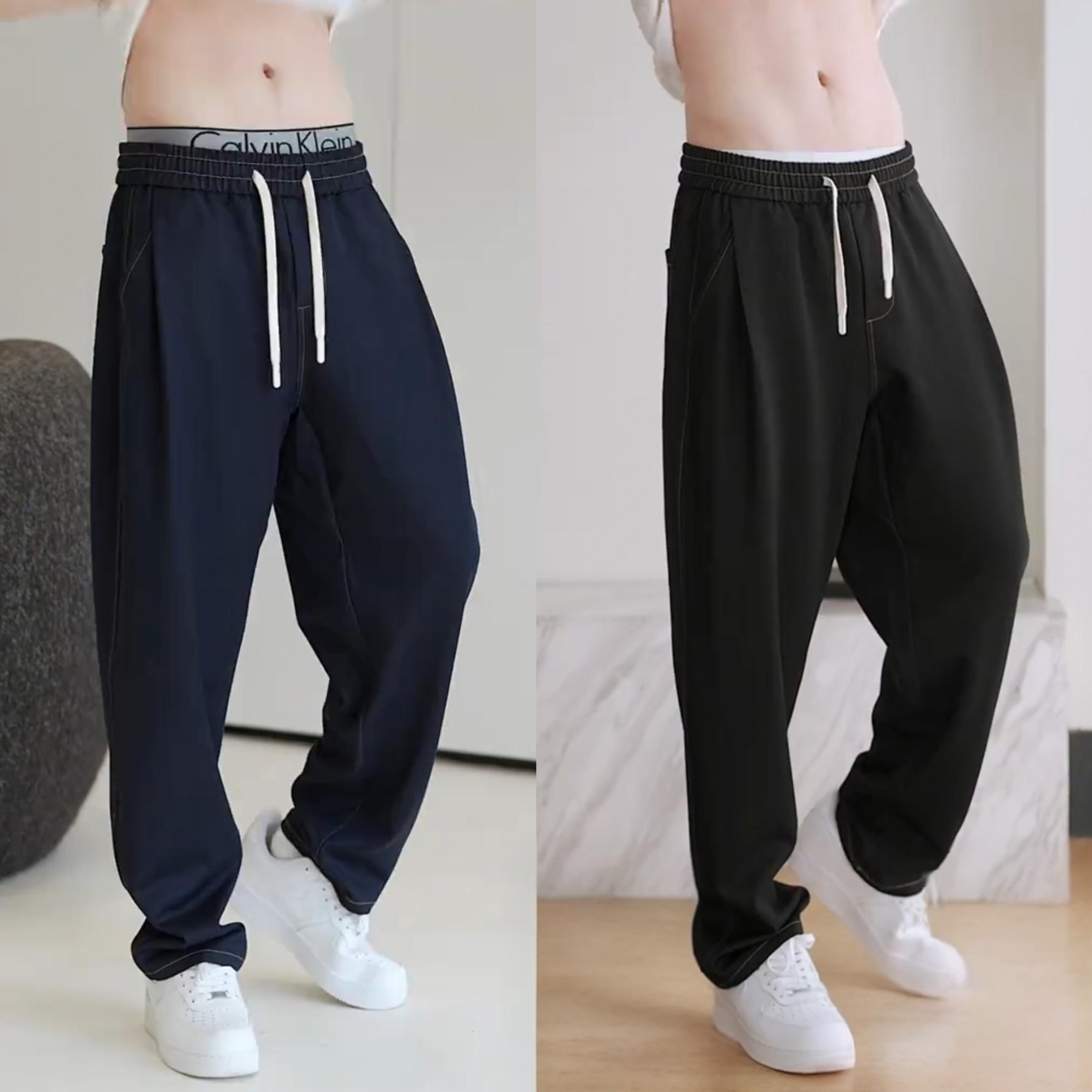 高级感阳离子轻薄直筒软牛仔裤