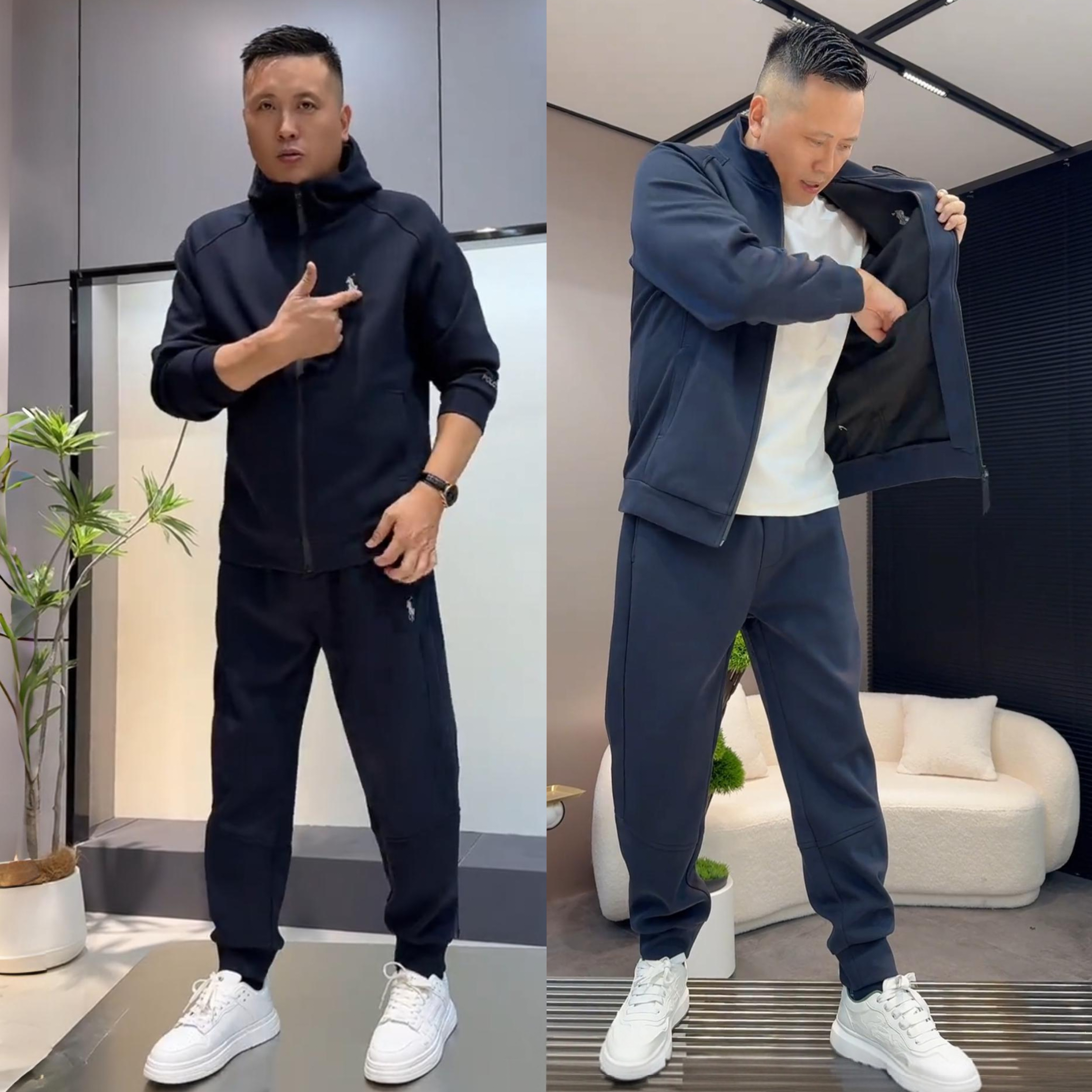 轻奢时尚休闲运动两件套