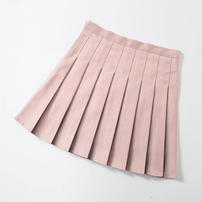 百褶裙女春夏短裙大码高腰a字大码显瘦短款小个子格子半身裙子夏