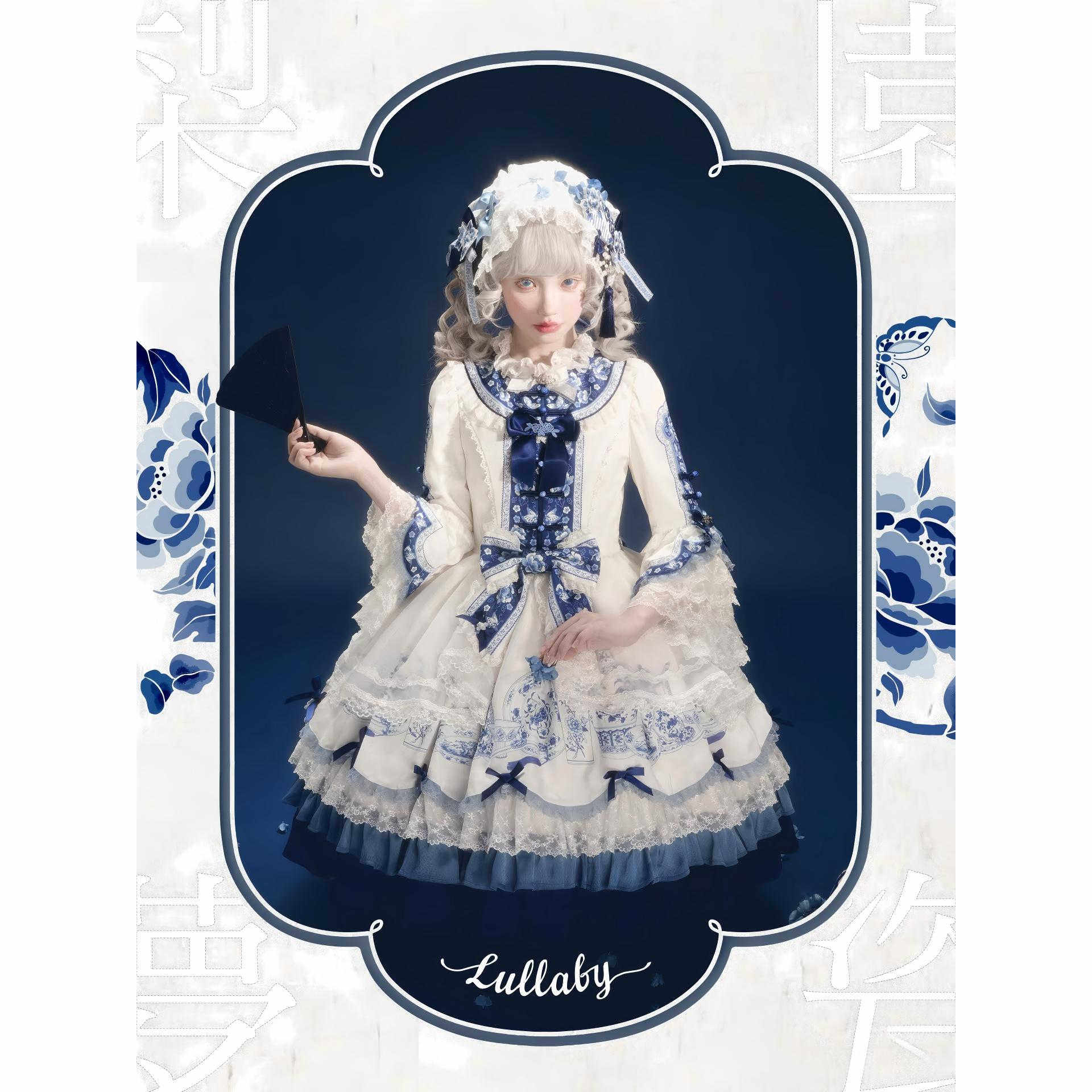 厂源直销全款梨园梦瓷dress全新正品LULLABY摇篮曲梨园梦瓷Lolita