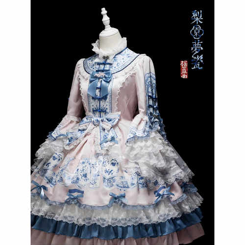 厂源直销全款梨园梦瓷dress全新正品LULLABY摇篮曲梨园梦瓷Lolita