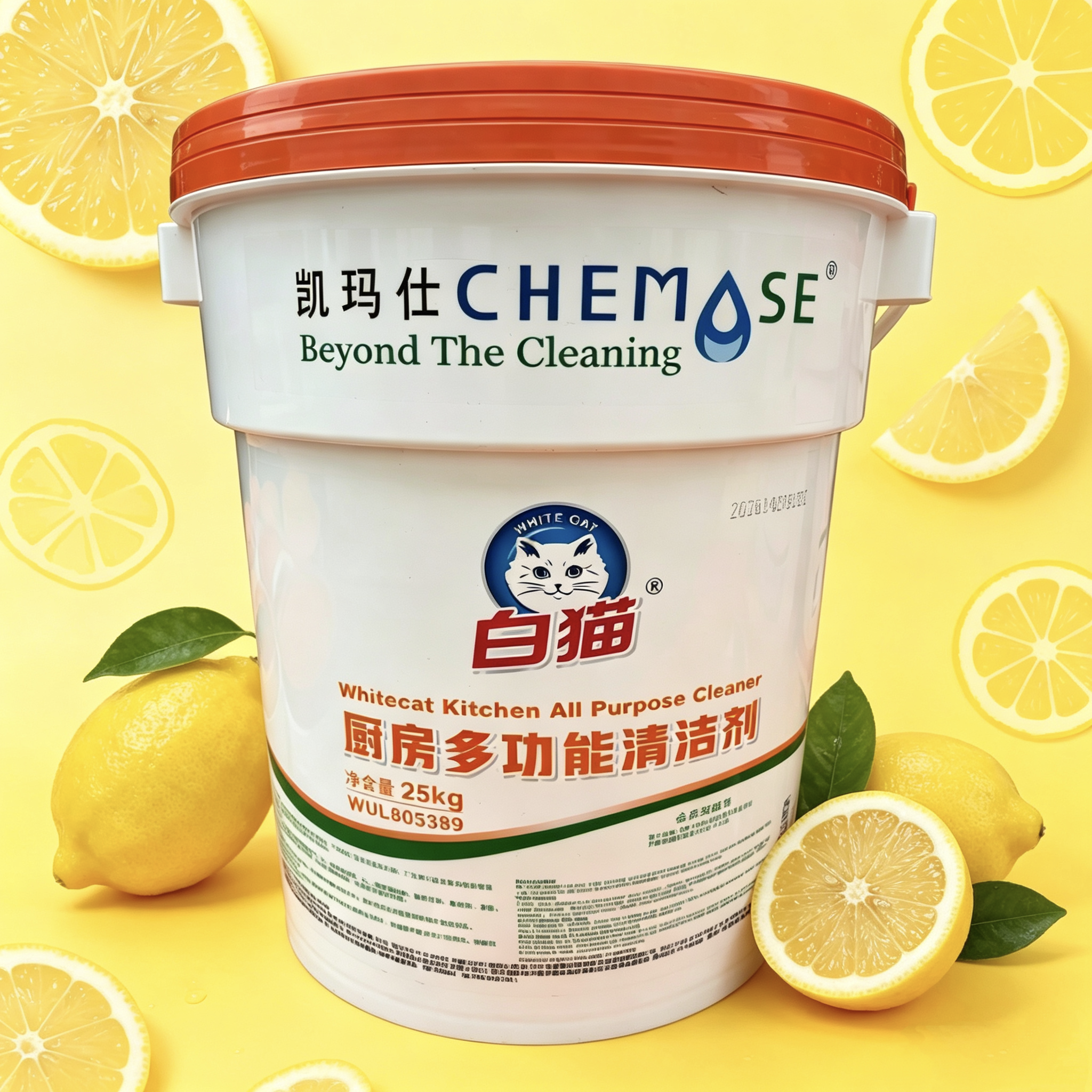 正宗白猫洗洁精25KG50斤大桶装洗涤剂清洁剂 白猫原装密封盖 包邮