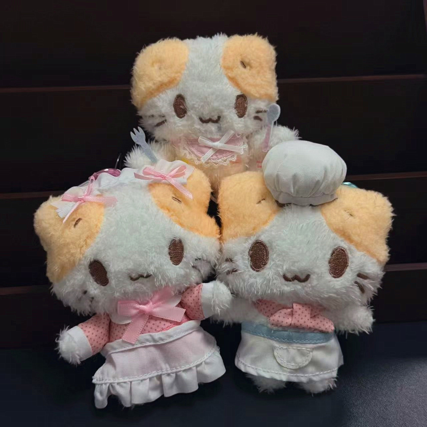 棉花糖女仆猫毛绒公仔玩偶小挂件图片