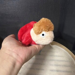 出口日单宫崎骏周边悬崖上的金鱼姬宗介波妞毛绒公仔玩偶挂件娃娃