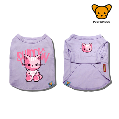 PUMPKINDOG 雪纳瑞纯棉背心西高地短袖T恤睡衣小中型狗狗宠物衣服