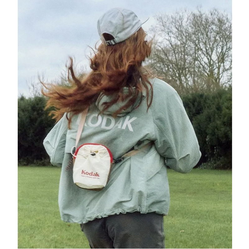 KOD@K 柯.达蛋仔户外斜挎手机包 轻量多口袋设计防水抽绳单肩小包