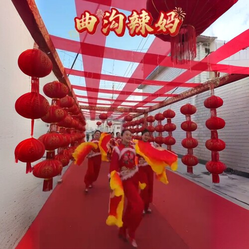 曲沟辣妈同款舞蹈开场舞扇子