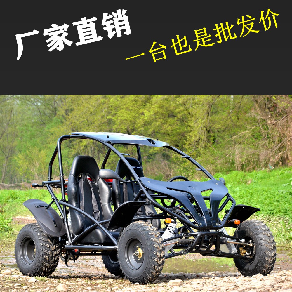 沙滩车双人卡丁车单人汽油电动车
