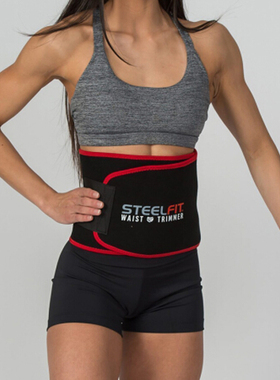 美国SteeLfit暴汗腰带女排汗减少脂肪塑身塑形美体减脂束腰收腹带