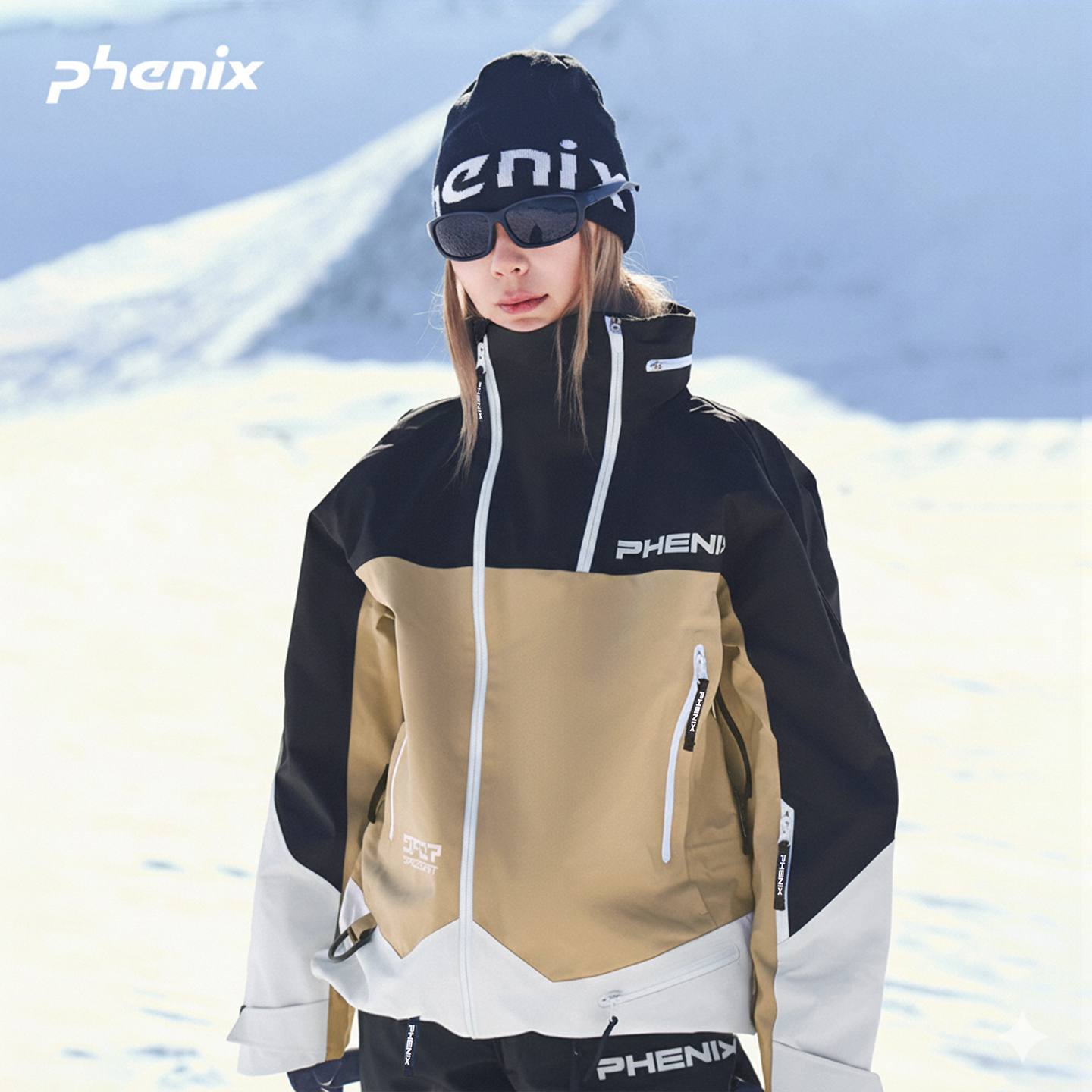 phenix滑雪服情侣全压胶防水