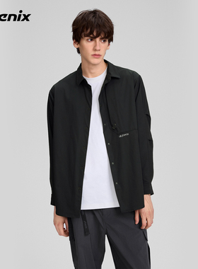 phenix菲尼克斯ALK男士梭织衬衫宽松质感户外防泼水衬衣休闲外套