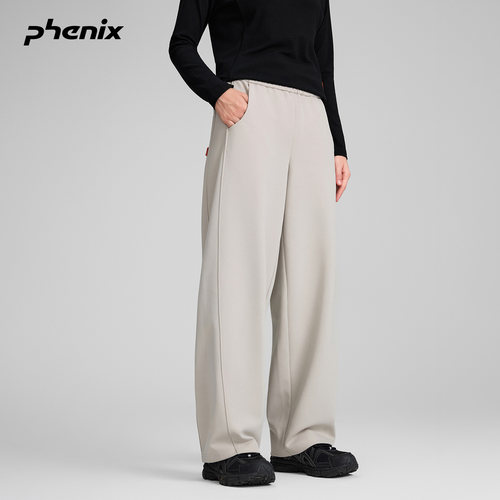 phenix户外防泼水针织弯刀裤女