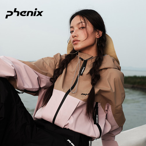 phenix防水女士短款冲锋衣外套