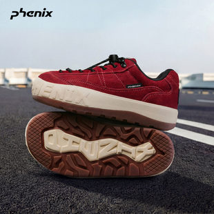 phenix菲尼克斯新年款雪摩克嘭嘭鞋秋冬季新款增高厚底休闲板鞋潮