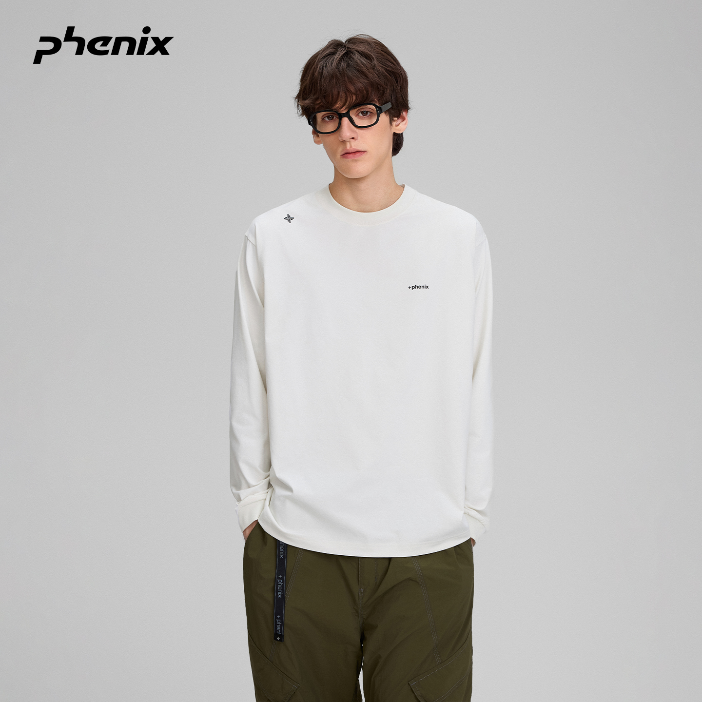 phenix户外针织防晒速干长袖T恤