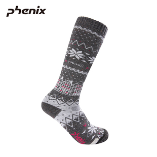 phenix菲尼克斯SKI竞技系列滑雪袜男女士春秋季 保暖防臭运动透气