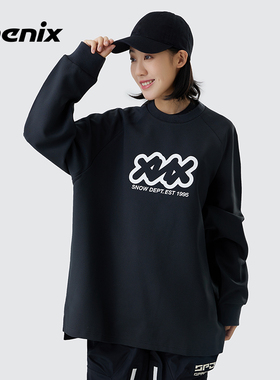 phenix菲尼克斯X-niX男女款圆领滑雪卫衣秋冬保暖防水宽松内搭