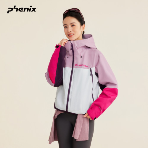 phenix户外3L全压胶防风冲锋衣女