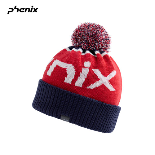 phenix户外彩色加绒针织帽儿童