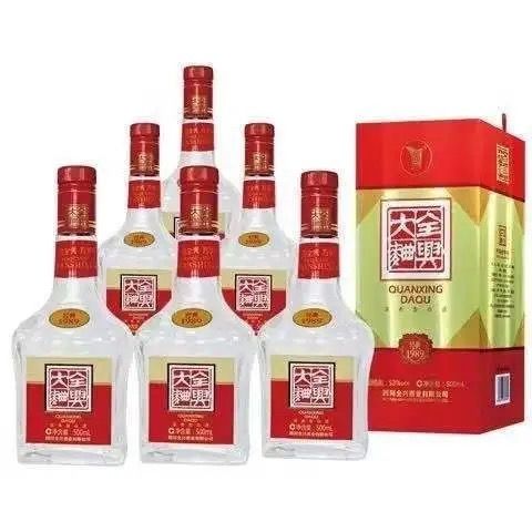 全兴大曲经典1989/52度浓香型酒纯粮酿造礼盒500ml*6瓶商务