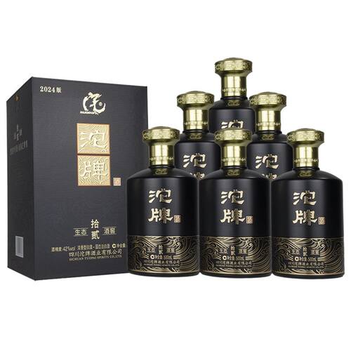 沱牌生态拾贰酒窖52/42度浓香型酒500ml*6瓶整箱纯粮酿造送礼佳品