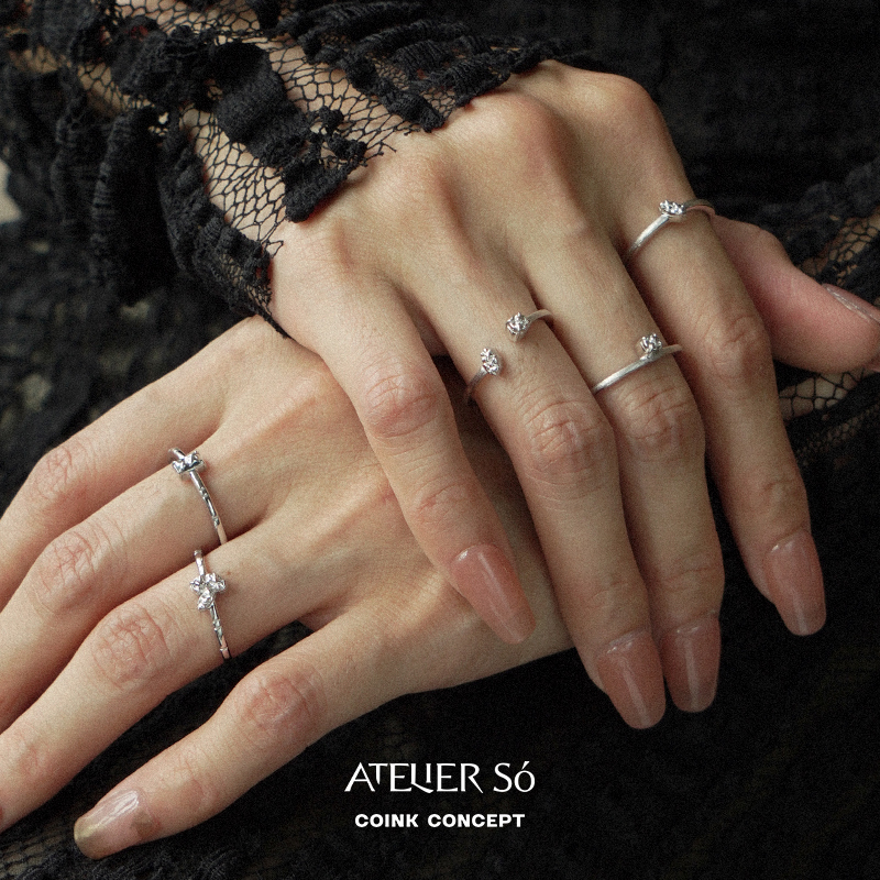 ATELIERSO克拉戒指套组