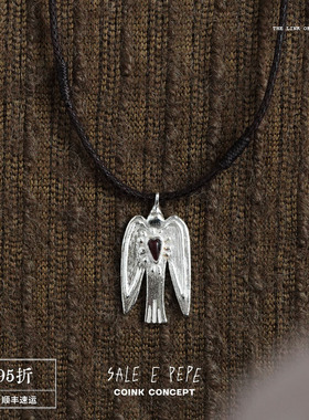 SALEEPEPE纯银风信鸟编绳项链