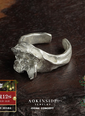AOKINSIDE925纯银原创设计郁生戒