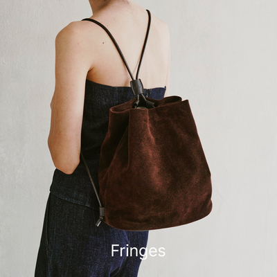 FRINGES抽拉式双肩背包大容量
