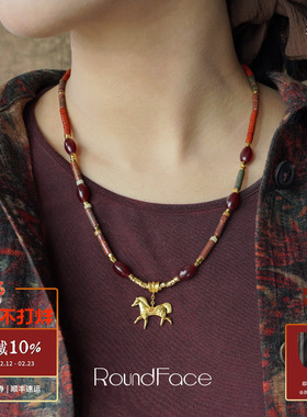 ROUNDFACE Alchemy Pony炼金天马串珠项链毛衣链 原创设计师 默叙