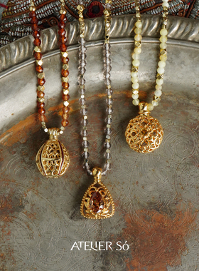 ATELIERSO倪索香水瓶串珠项链