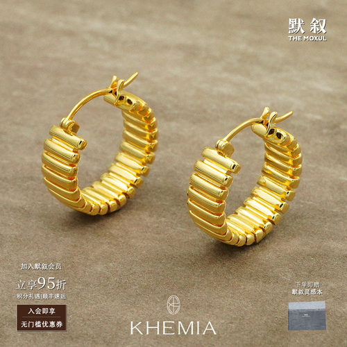 KHEMIAFusilli纯银耳环