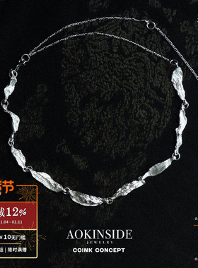 向日葵系列项链925纯银原创设计