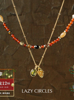 红运满满松果套组项链