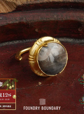 FOUNDRY BOUNDARY 穹顶戒指 纯银原创小众设计师开口戒 默叙