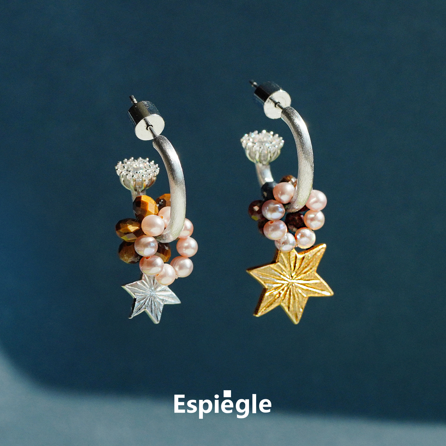 Anniki星辰不对称编珠耳环