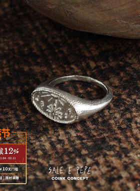 SALEEPEPE纯银庆典图章戒指