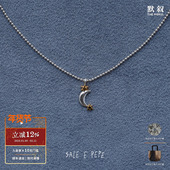 PEPE 纯银镀金双色星月项链 SALE 原创小众设计师高级感 默叙