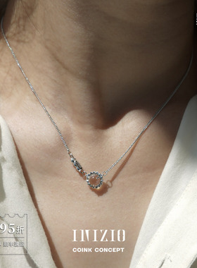 INIZIO白水晶925银灵光项链