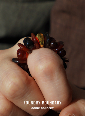 FOUNDRYBOUNDARY果实穿线戒指