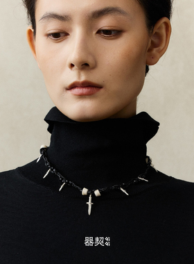 QIQI器契织芒编织项链