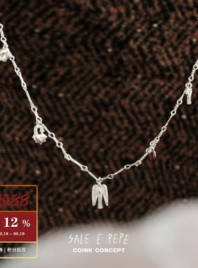 SALEEPEPE纯银小鸟风铃项链