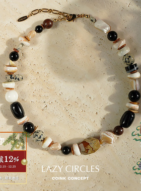 LAZYCIRCLES弗雷曼串珠项链