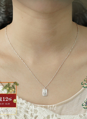 SALEEPEPE纯银天使吊坠项链