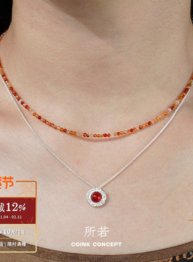 所若盘花串珠项链套组