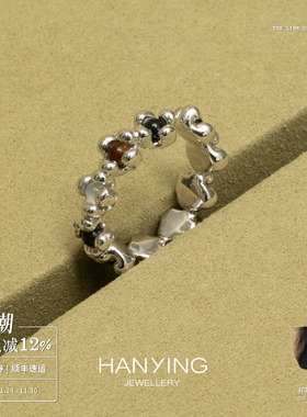 HANYING花丛玛瑙戒指